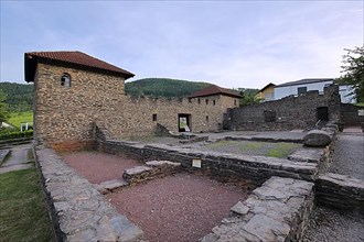 Roman archaeological and reconstructed Villa Rustica in Mehring