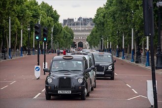 London taxis on The Mall