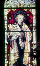 Stained glass in C. S. I Christ Church