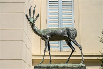 Gazelle figure by Wilhelm Wolff