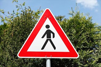 Sign Passage Prohibited for Pedestrians