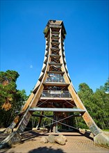 Felixsee observation tower near Weisswasser