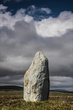 Prehistoric standing stone block
