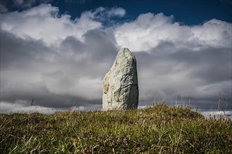 Prehistoric standing stone block