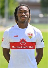 Mohamed Sankoh VfB Stuttgart Portraittermin VfB Stuttgart 2022 2023 Licence Player Football 1. Bundesliga Men GER Stuttgart 05. 07. 2022
