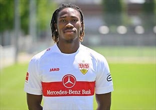 Mohamed Sankoh VfB Stuttgart Portraittermin VfB Stuttgart 2022 2023 Licence Player Football 1. Bundesliga Men GER Stuttgart 05. 07. 2022