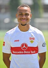 Nikolas Nartey VfB Stuttgart Portraittermin VfB Stuttgart 2022 2023 Licence Player Football 1. Bundesliga Men GER Stuttgart 05. 07. 2022