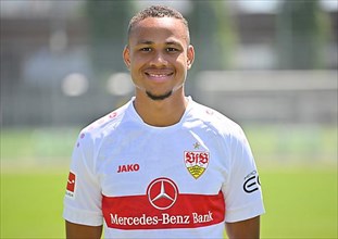 Nikolas Nartey VfB Stuttgart Portraittermin VfB Stuttgart 2022 2023 Licence Player Football 1. Bundesliga Men GER Stuttgart 05. 07. 2022