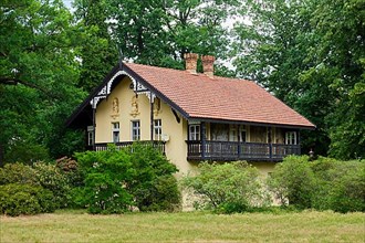 Kavalierhaus in the Azalea and Rhododendron Park Kromlau