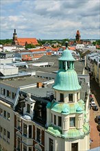 View over Cottbus from the Spremberg Tower