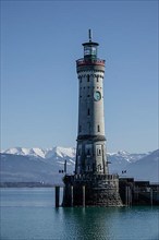 New lighthouse at the harbour entrance