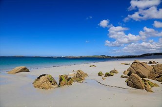 Sandy beach beach Plage d'Erleach