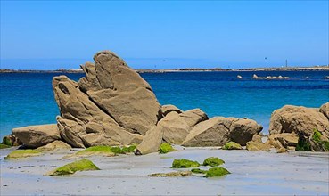 Sandy beach beach Plage d'Erleach
