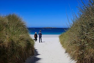 Sandy beach beach Plage d'Erleach