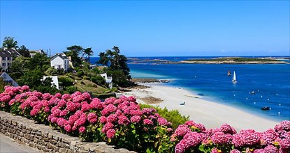 Estuary of the Aber Benoit into the Atlantic