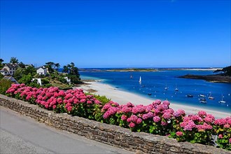 Estuary of the Aber Benoit into the Atlantic