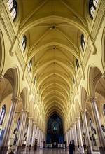 Interior of Vimalagiri Immaculate Heart of Mary Roman Catholic Latin Cathedral or Vimalagiri Cathedral in Kottayam