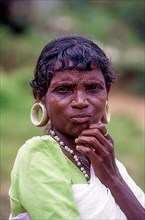 Paniya tribal woman in Wayanad