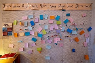 Note on the prayer wall in the Heiliggeistkirche in Heidelberg