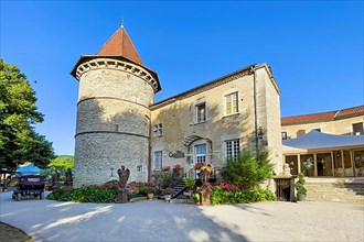 Tower of Chateau de Chapeau Cornu