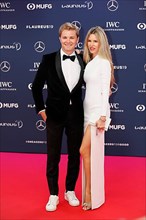 Nico Rosberg with woman Vivian Sibold