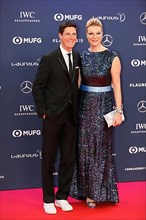 Maria Hoefl-Riesch with man Marcus Hoefl