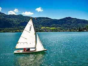 Sailing boat on the Wolfgangsee