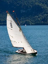 Sailing boat on the Wolfgangsee