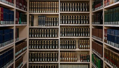 Bookshelf in the Staatsbibliothek Unter den Linden