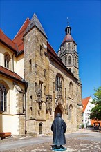 Dr. Martin Luther Monument faces St. Andrew's Parish Church