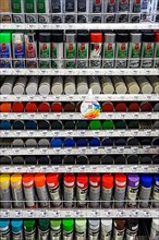 Paint spray cans