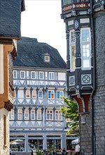 Half-timbered houses on the market square