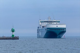 Finnlines ferry Hybrid Roro arrives