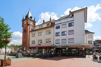 Historic Town Hall Tower and Cafe'extrablatt