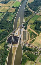 Aerial view of the Suelfeld Lock