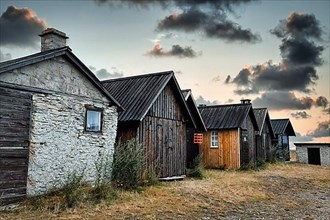 Old fishing huts