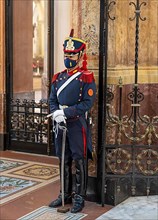 Security guard in the church