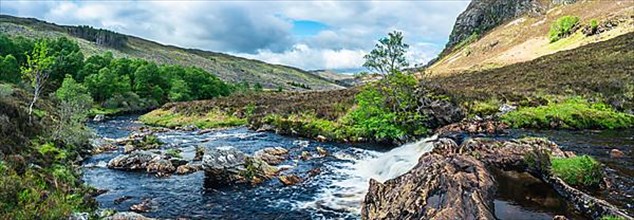 Waterfalls on the Dundonnell River in Wester Ross