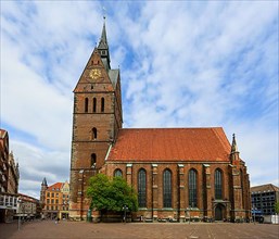 Evangelical Lutheran Market Church of St. Georgii et Jacobi in the North German Brick Gothic style