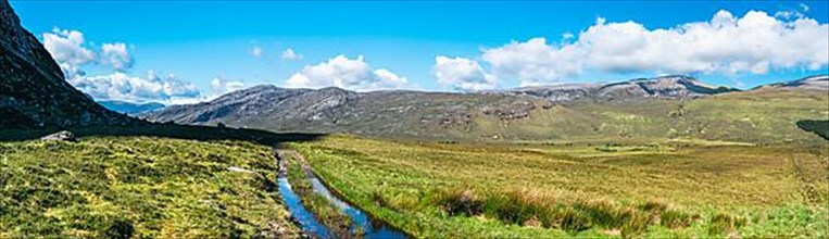 Mountains and Meadows over Lochan Havurn and Loch Eriboll