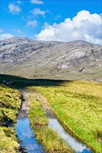 Mountains and Meadows over Lochan Havurn and Loch Eriboll