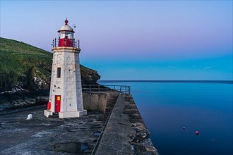 Blue Hour over Lybster Lighthouse and Harbour