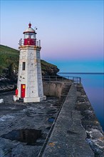 Blue Hour over Lybster Lighthouse and Harbour
