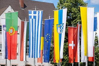 Flags at the Kapellplatz