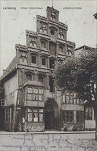 Old gabled house in Lueneburg