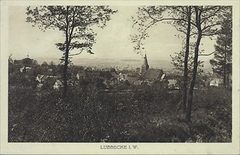 Luebbecke i. W. in north-eastern North Rhine-Westphalia