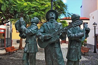 The Lo Divino Memorial in Plaza Vandale in the old town of Santa Cruz de la Palma