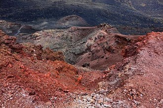 Landscape at the volcano Tenguia at Cap Fuencaliente