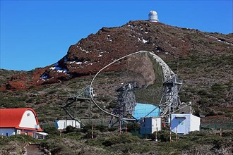 Roque-de-los-Muchachos Observatory in the Caldera de Taburiente National Park