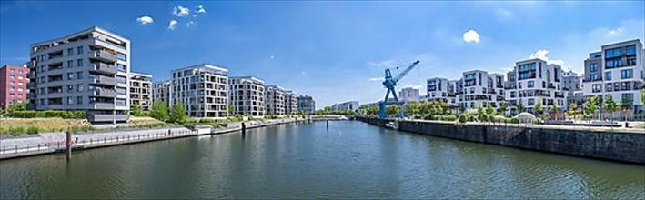 New development area Hafeninsel Mitte at the Old Harbour